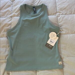 Vuori All the Feels Crew Tank in Sea Spray